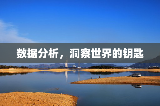 数据分析，洞察世界的钥匙